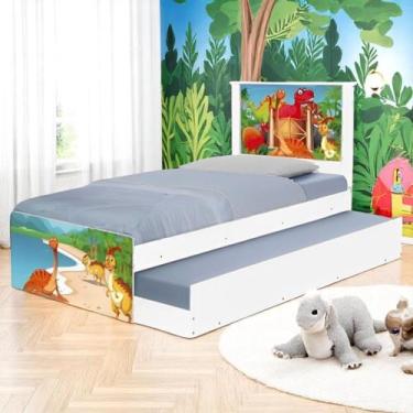 Imagem de Bi Cama Infantil Solteiro 195cm x 96cm KMTEB - Amarena Móveis, Aventur