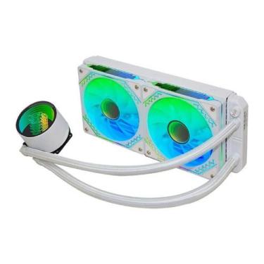 Imagem de Water Cooler K-MEX Infinite Space, ARGB, 240mm, Branco