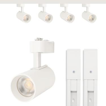 Imagem de Kit Trilho Eletrificado 2m + 4 Spots (Branco) Led 40w (Quente)