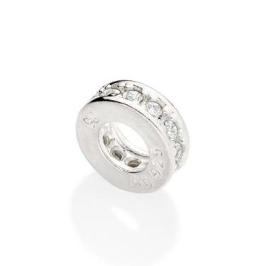 Imagem de Berloque stopper separador de prata BRANCO 840088 Rommanel, Branco