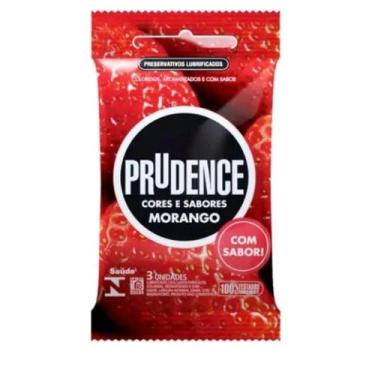 Imagem de Preservativo Camisinha Prudence Morango com 3.