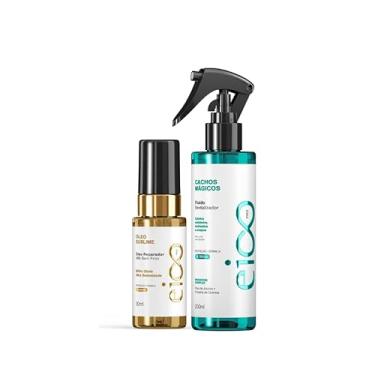 Imagem de Óleo Sublime Reparador De Pontas 30ml e Fluído Finalizador Cachos Protetor Térmico 200ml