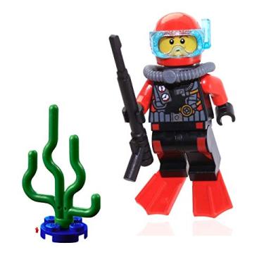 Imagem de LEGO Minifigure City Deep Sea Scuba Diver - Solto