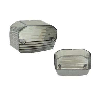 Imagem de Adequado para BMW 1993-2007 R 1100GS; 1993-2001 R 1100R; 1996-2000 R 850 GS; 1998-2006 R 1150 GS/Adventur; 1994-2007 R 850 R; cauda de freio do motor Lente da lâmpada traseira (S) moke)