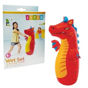 Imagem de João Bobo Teimoso Infantil Inflável Animais Bichinhos Intex, Dragão ma