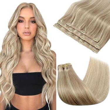 Imagem de Grampo de cabelo em extensões Sunny Hair Straight Remy Human Hair