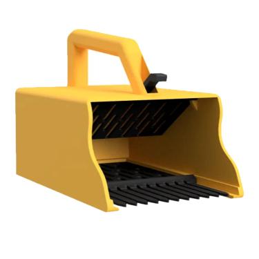 Imagem de Luqeeg Ferramenta de colher de ancinho de frutas silvestres, suprimentos agrícolas domésticos portáteis, apanhador de frutas ABS com pente e alça ergonômica para mirtilos, mirtilos, mirtilos