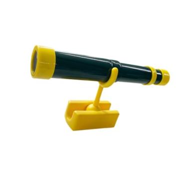 Imagem de menolana Telescópio de playground pirata, brinquedo de faz de conta, árvore criativa, kit de estrutura de escalada para presente educacional para, Verde Escuro