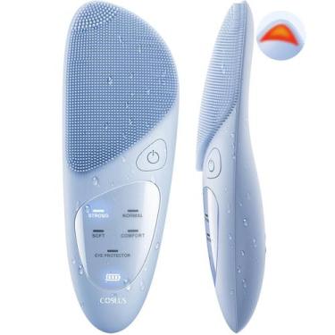Imagem de Escova de limpeza facial COSLUS Silicone Face Scrubber IPX7