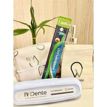 Imagem de Kit Completo Escova Dental ImplantCare RV Dente + Acessórios — Ideal para Implantes, Próteses Fixas e Aparelhos Ortodônticos (Verde)