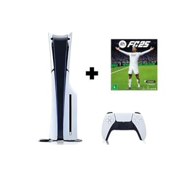 Imagem de Console PS5 c/Drive Slim 1 TB c/ 1 Controle + Jogo Fifa 25