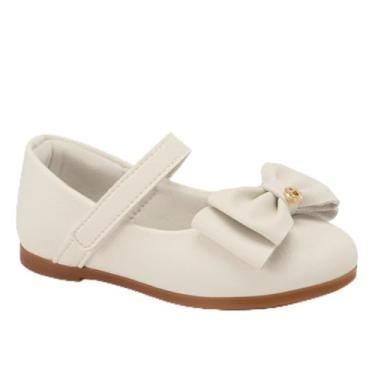 Imagem de Sapatilha Infantil Menina Klin Princesa Mini 152 Branco Tamanho:23