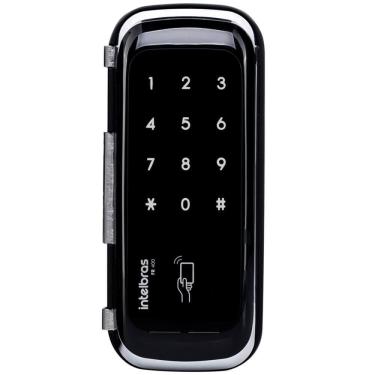 Imagem de Fechadura Digital Touch Screen para Porta de Vidro - FR400 - INTELBRAS
