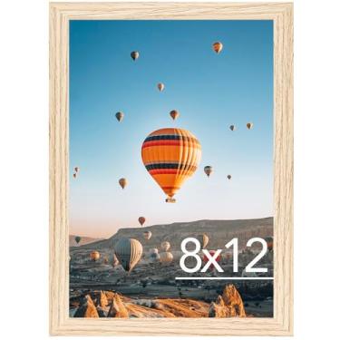 Imagem de JCJMY Porta-retrato 20 x 30,5 cm para pendurar na parede ou na mesa, montagem horizontal ou vertical, 20 x 30,5 cm, porta-retratos com acrílico resistente a quebras, natural