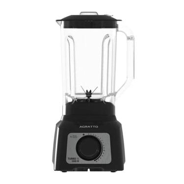 Imagem de Liquidificador Agratto ALIQ05N-01 Copo San Cristal, 15 Velocidades + Pulsar, 1200W, 3,2 Litros, Preto