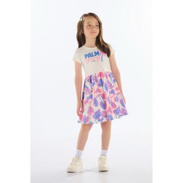 Imagem de Vestido Estampado em Cotton Quimby, Bege, 14
