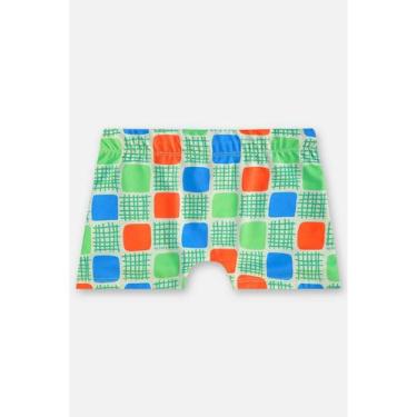 Imagem de Sunga Boxer Infantil FPS +50 Up Baby, Verde, 12