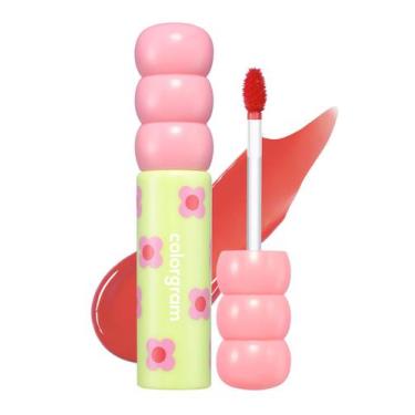Imagem de Brilho labial COLORGRAM Fruity Glass Tint 02 Dewy Grapefruit 3mL