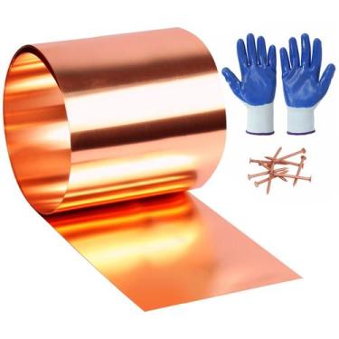 Imagem de Rolo intermitente de cobre D.MATIALL 99,95% cobre puro 0,4 mm