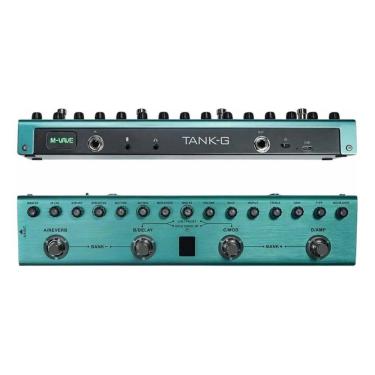 Imagem de 10X Pedaleira M-Vave Tank-G Pedal De Guitarra Cor Verde-Cla