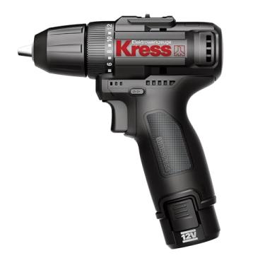 Imagem de Furadeira de Impacto Brushless KUC11 12V – Mandril 10mm, 25.500 IPM, 20+1+1 Torque, 2 Baterias, Carregador e Kit de Brocas