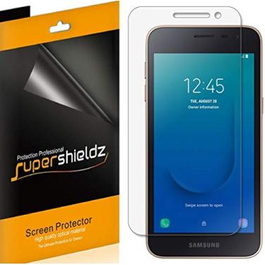 Imagem de Supershieldz (Pacote com 6) Protetor de tela projetado para Samsung Galaxy J2 Core e Galaxy J2 (MetroPCS), 0,23 mm, escudo transparente de alta definição (PET)