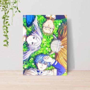 Imagem de Quadro Decorativo Anime Frieren A4  Placa MDF 003 - Lomi Art