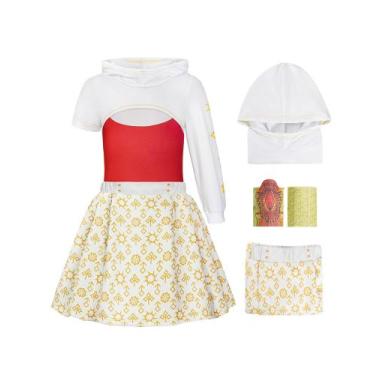 Imagem de Fantasia Hipoleter Girls Zombies Nova Halloween 3-12 anos