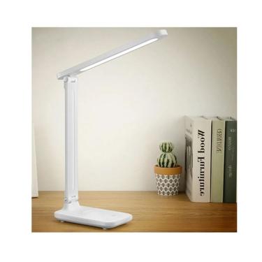 Imagem de Lâmpada LED de mesa de três velocidades com suporte de telefone 5W 6500K