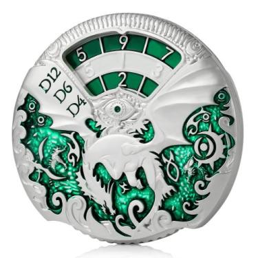 Imagem de Conjunto de dados de metal Fidget Spinner DNDND Dragon Roulette 7 em 1