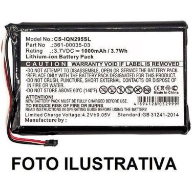 Imagem de Bateria Gps Cs-iqn295sl 361-00035-03, 361-00035-07 - KMIG