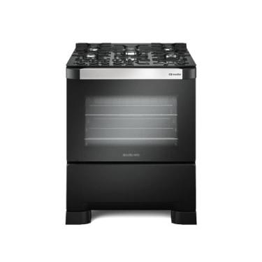 Imagem de Fogão á Gás Mueller 5 bocas Decorato Vetro Mesa de vidro c/Timer-Bivol