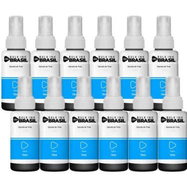 Imagem de Kit 12 Tintas Para Epson T664 L355 L365 L395 L455 L1300 L110 - Bulk In