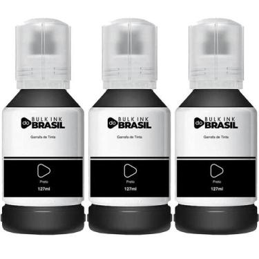 Imagem de Kit 3 Tintas Para Epson L4160 L4150 T504 L6171 L6161 L6191 - Bulk Ink 