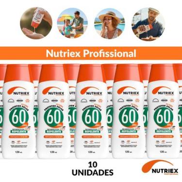 Imagem de 10 Unidades Nutriex Protetor Solar FPS60 Com Repelente