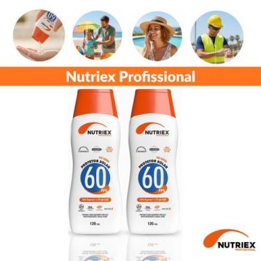 Imagem de 2 Unidades Protetor Solar Nutriex Fps60 Toque Seco 120ml
