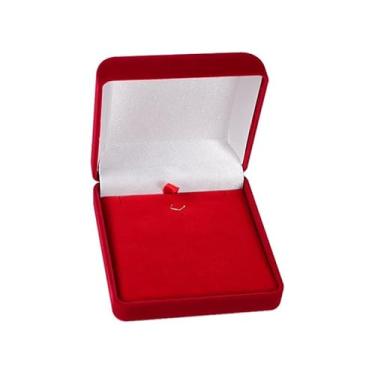 Imagem de Porta Joia Acrílico 3 Camadas Brinco Anel Compartimento caixa de armazenamento de jóias (Estojo veludo 8x6 conjunto VR)