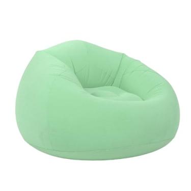 Imagem de TOPINCN Espreguiçadeira Inflável, Bolsa Sem Feijão, sofá, Poltrona, Poltrona Inflável, para Sala de Estar, Quarto, Viagem Ao Ar Livre (Verde)
