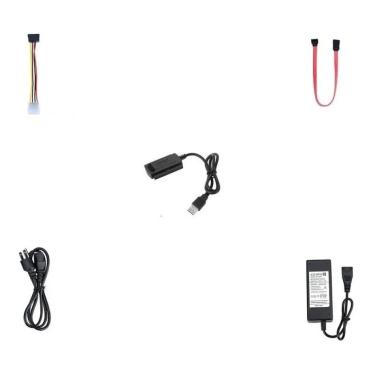 Imagem de Conversor De Hd Ide 3.5 Pol Desktop Para Usb 2.0 Com Fonte