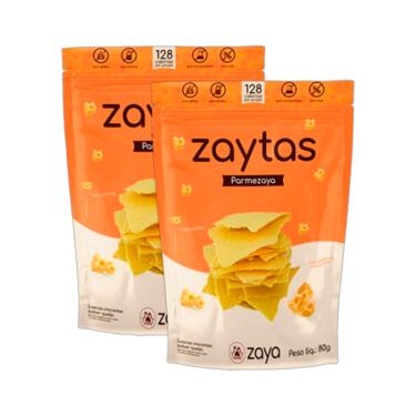 Imagem de Kit 2x: Biscoito Zaytas Parmezaya Sem Glúten Zaya 80g
