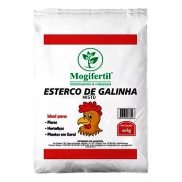Imagem de Adubo Esterco De Galinha 20 Kg Substrato Mogifertil
