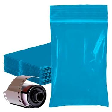 Imagem de PUREVACY Sacos com zíper azul Reflex para embalagem, 5 x 7,6 cm, pacote com 1000 sacos de plástico. Sacos de plástico recicláveis. Sacos de zíper de polietileno de 2 mm de espessura. Saco reciclável