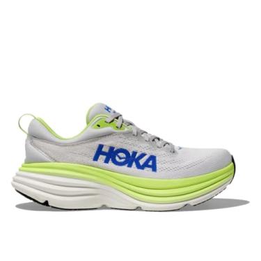 Imagem de HOKA Bondi 8 Tênis de corrida masculino Performance Road, Poeira estelar/alface, 41