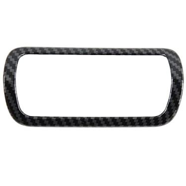 Imagem de Bishop Tate Para Hyundai Elantra (CN7) 2021 2022 2023 acessórios de carro interior interruptor de luz tampa de botão guarnição ABS Caron fibra grão 1 peça