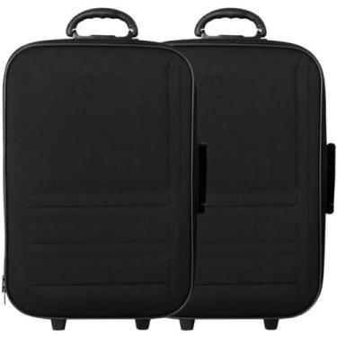 Imagem de Kit 2 Malas de Viagem tamanho Médio Paiva, Preto