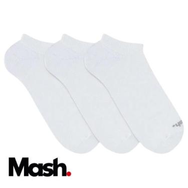 Imagem de 9 Pares Meias Mash Kit Sapatilha Invisível Soquete Esportiva, Kit bran