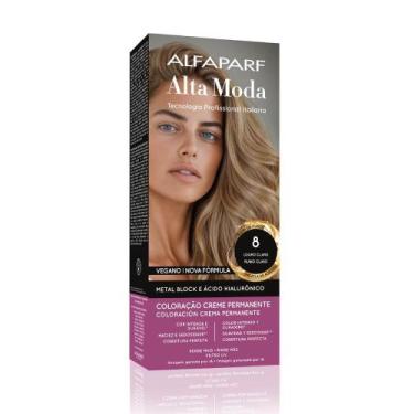 Imagem de Tintura Creme Altamoda Alfaparf Guaraná 8 Kit - Alta Moda