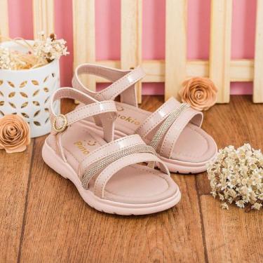 Imagem de Sandália Infantil Menina Pinokio Verniz e Strass - PINOKIO CALÇADOS, 2