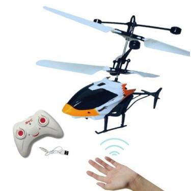 Imagem de Helicóptero Avião de Controle Remoto e Sensor Recarregável - Air