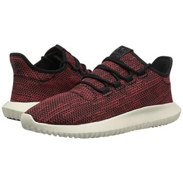 Imagem de adidas Originals Tênis de corrida masculino Tubular Shadow Ck Fashion, Núcleo preto/escarlate/giz branco, 8